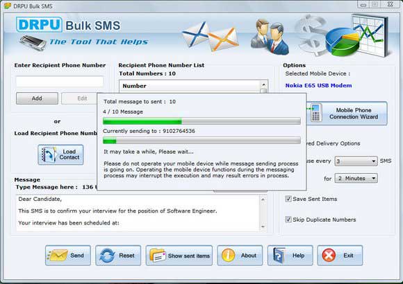PC to SMS software